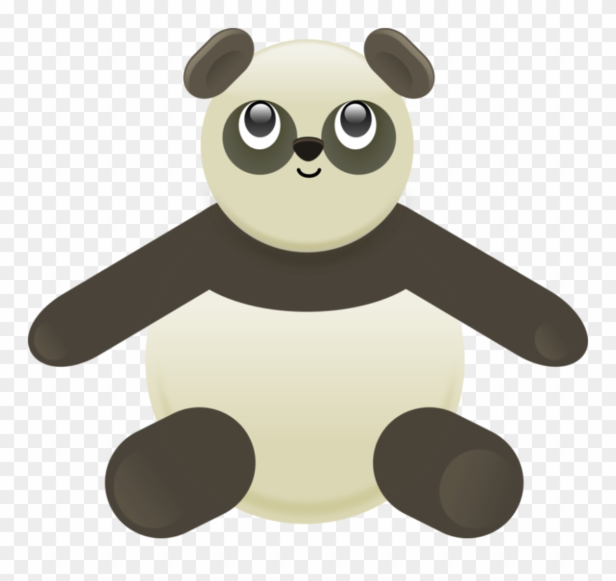 Giant Panda Polar Bear Cubs Red Panda - Panda Bear Clip Art - Png Download