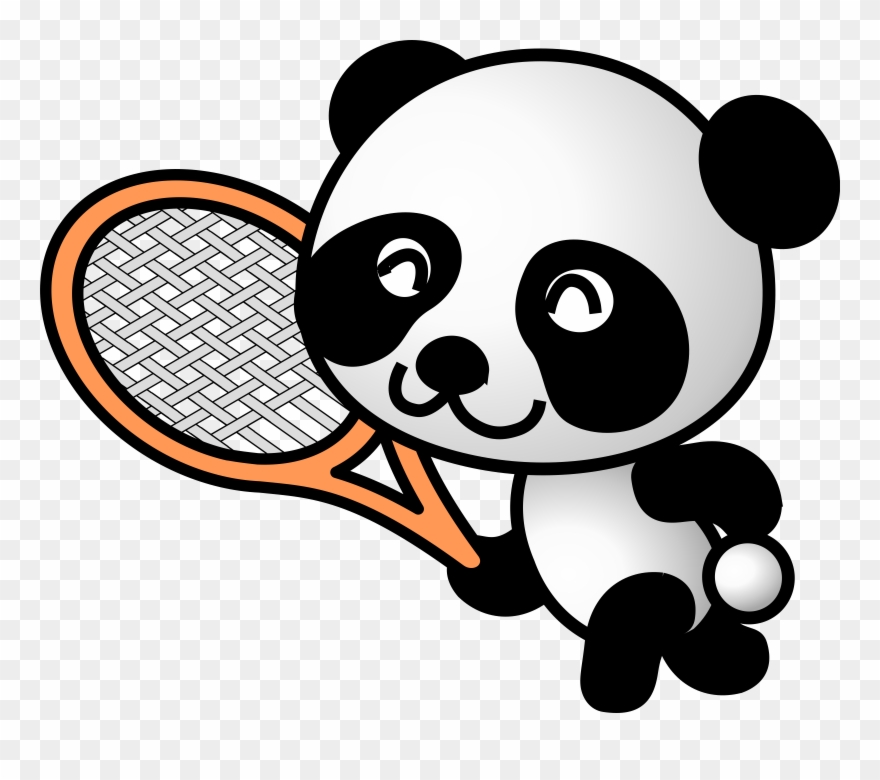 Oso Panda Dibujo Animado Y Tiernos Clipart