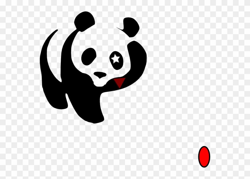 Cosmic Panda Waving Clip Art - World Wide Fund For Nature - Png Download