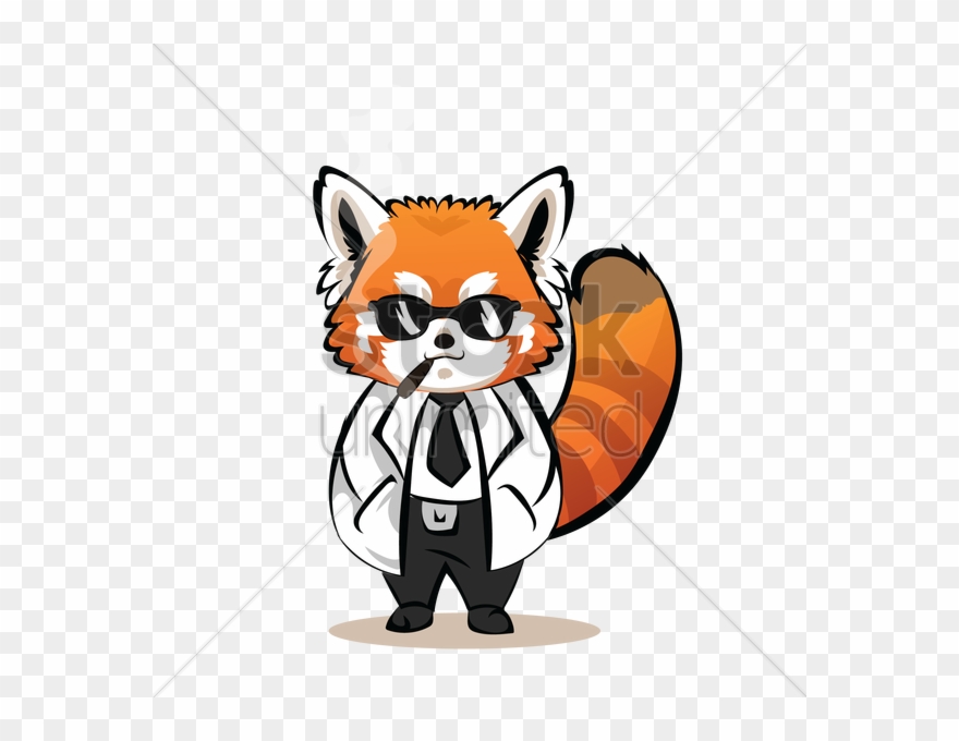 Cartoon Red Panda Clipart