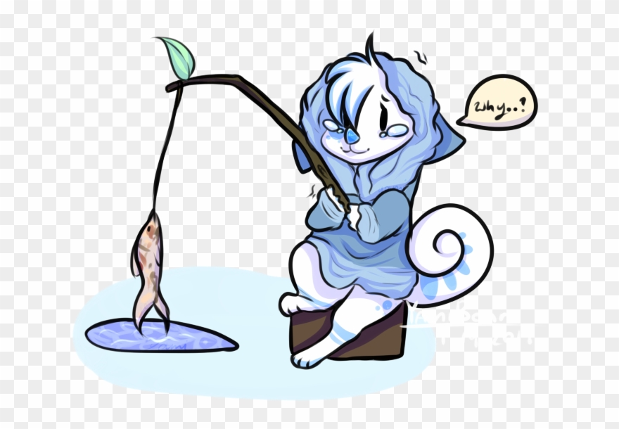 Eskimo Drawing Ice Fishing - Fishing Clipart