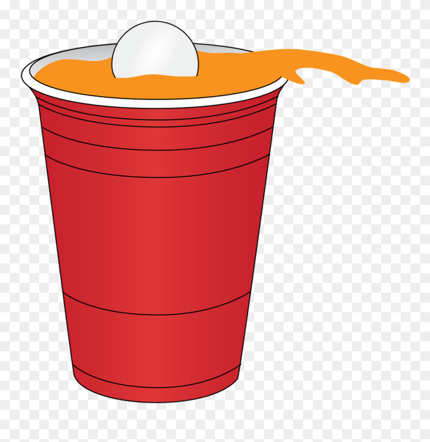 Clipart Royalty Free Library Slushie Cup Beer Pong - Png Download