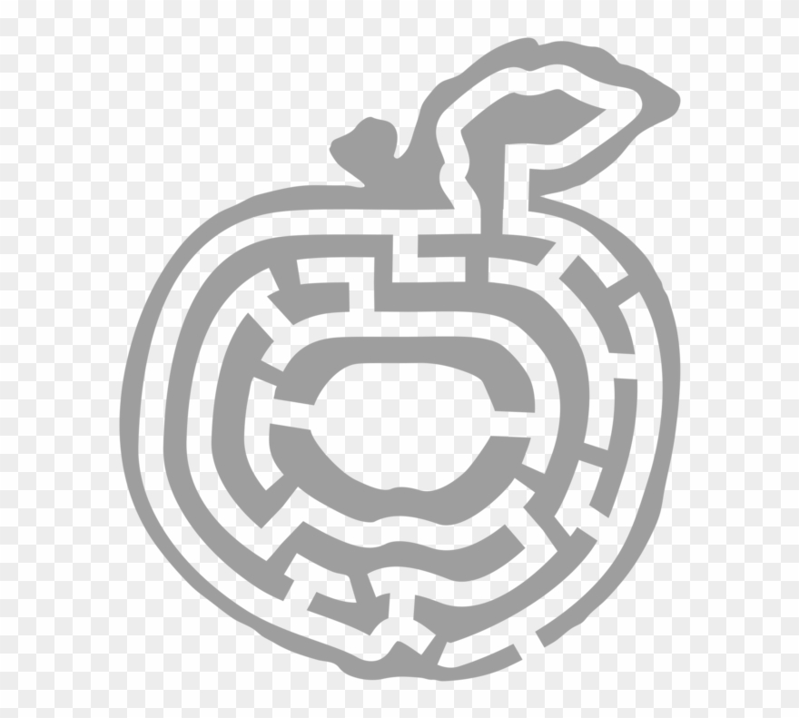 Drawing Labyrinth Circle Maze Diagram - Clip Art - Png Download