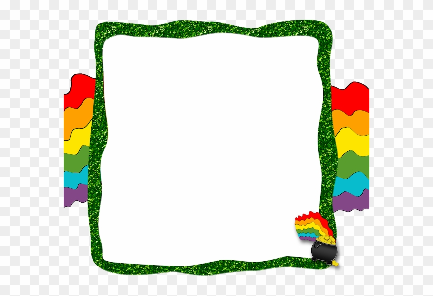 Rainbow Border Clip Art - Clip Art - Png Download