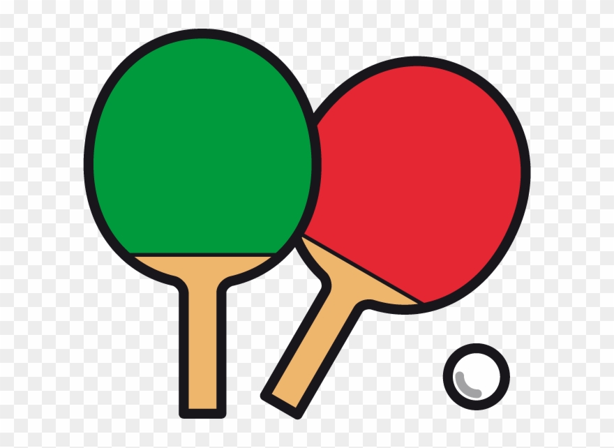 Tischtennis - Table Tennis Racket Clipart