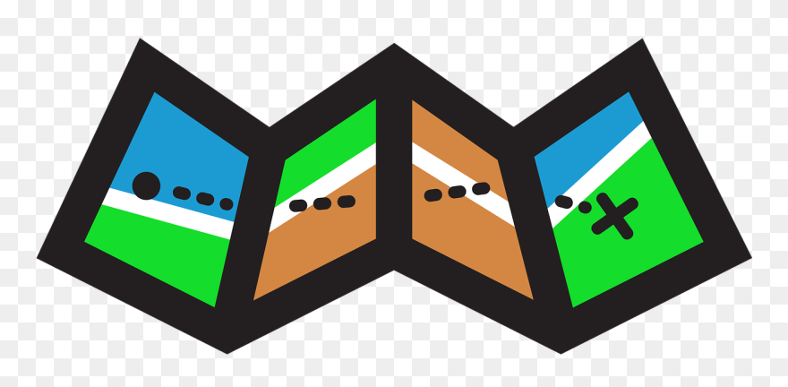 Outdoor Navigation Für Wanderer - Map Clipart