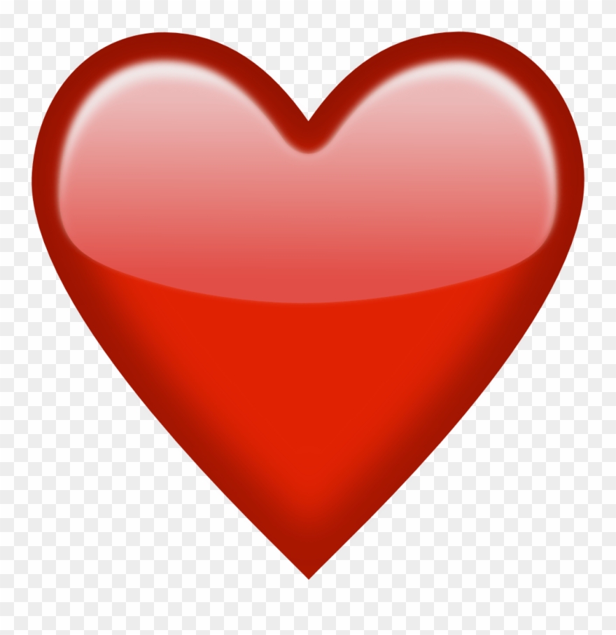 Emoji Red Heart Png Clipart Cute Thank You Clip Art - Red Heart Emoji Png Transparent Png