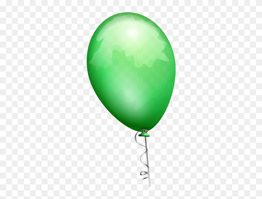 Get Notified Of Exclusive Freebies - Green Balloon Transparent Background Clipart