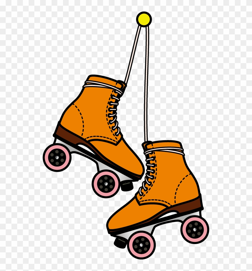 Clipart Shoes Ice Skate - Desenho De Patins Quad - Png Download