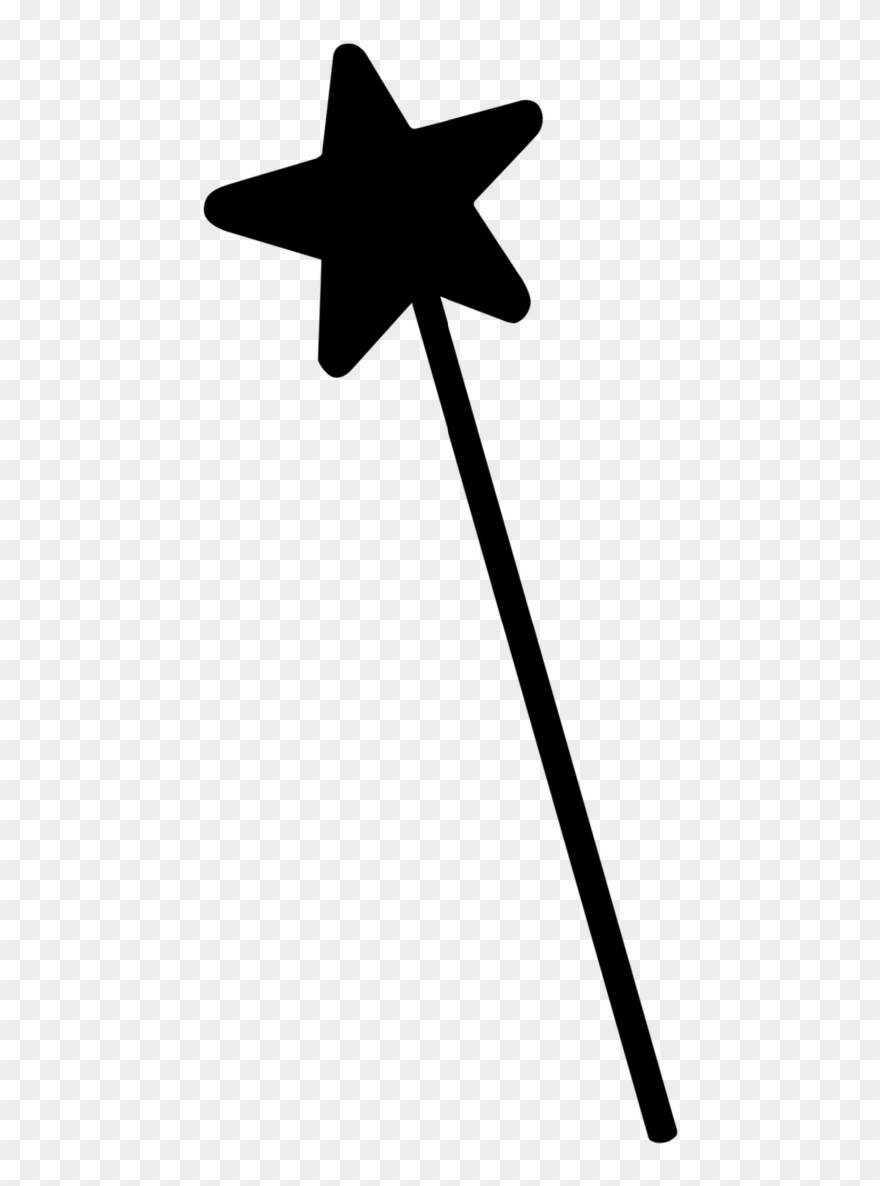 Info - Fairy Wand Silhouette Clipart