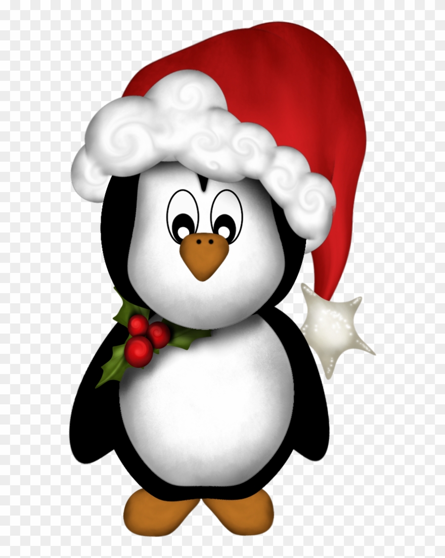 Christmas Penguin - Christmas Penguin Clip Art - Png Download