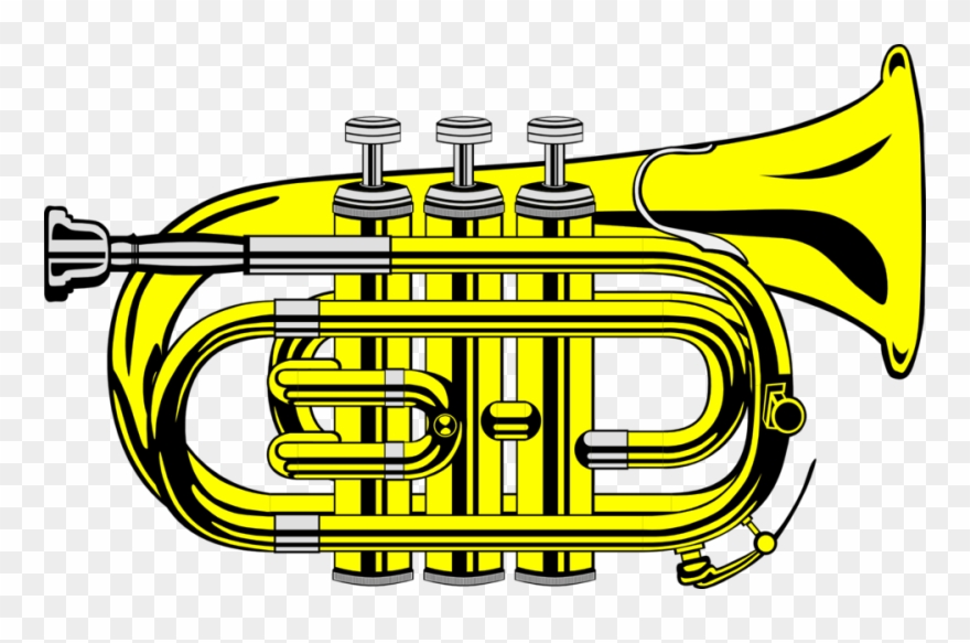 Clipart - Pocket Trumpet - Png Download