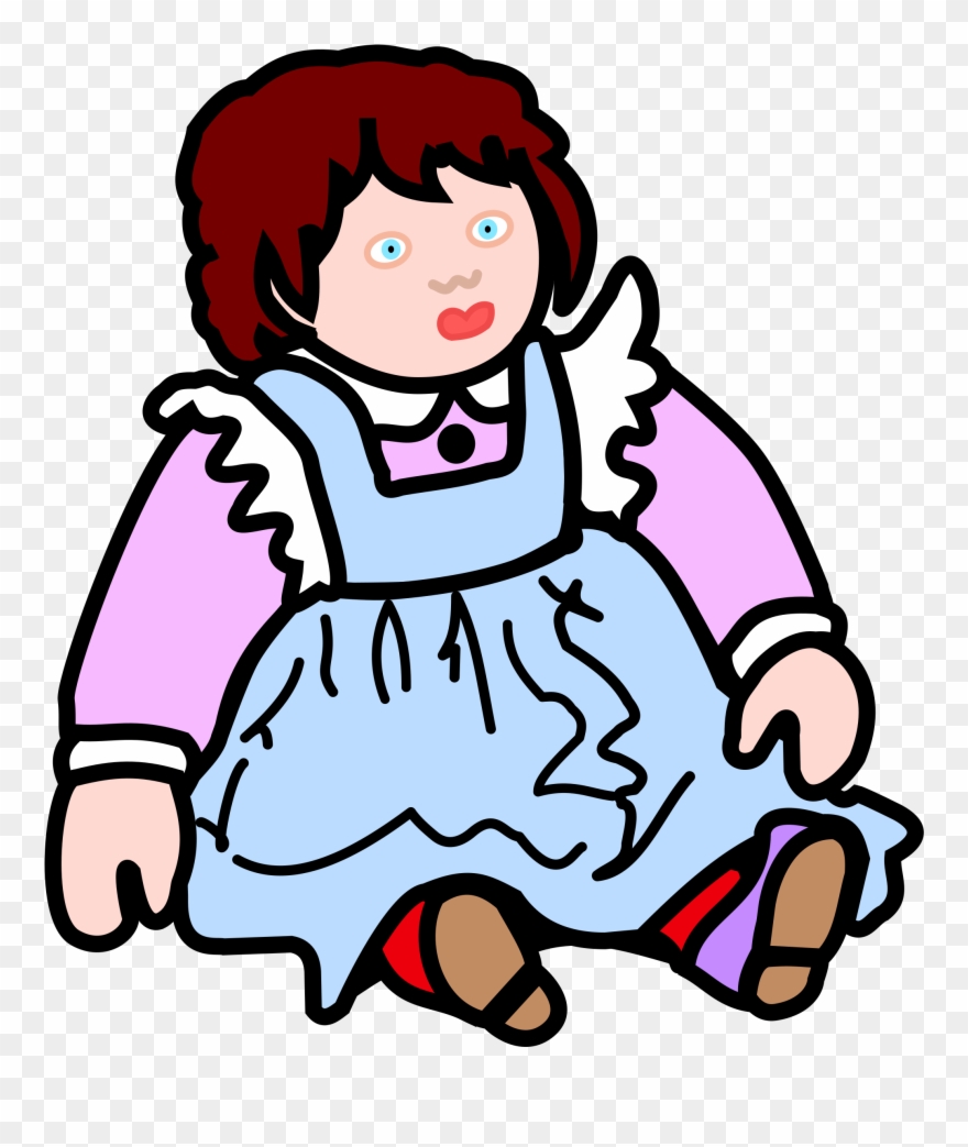Raggedy Ann Rag Doll Barbie Toy - Clipart Doll - Png Download