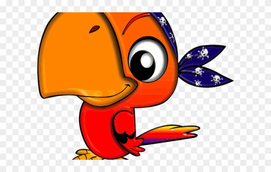 Parrot Clipart Mexican - Cute Parrot Clipart Png Transparent Png