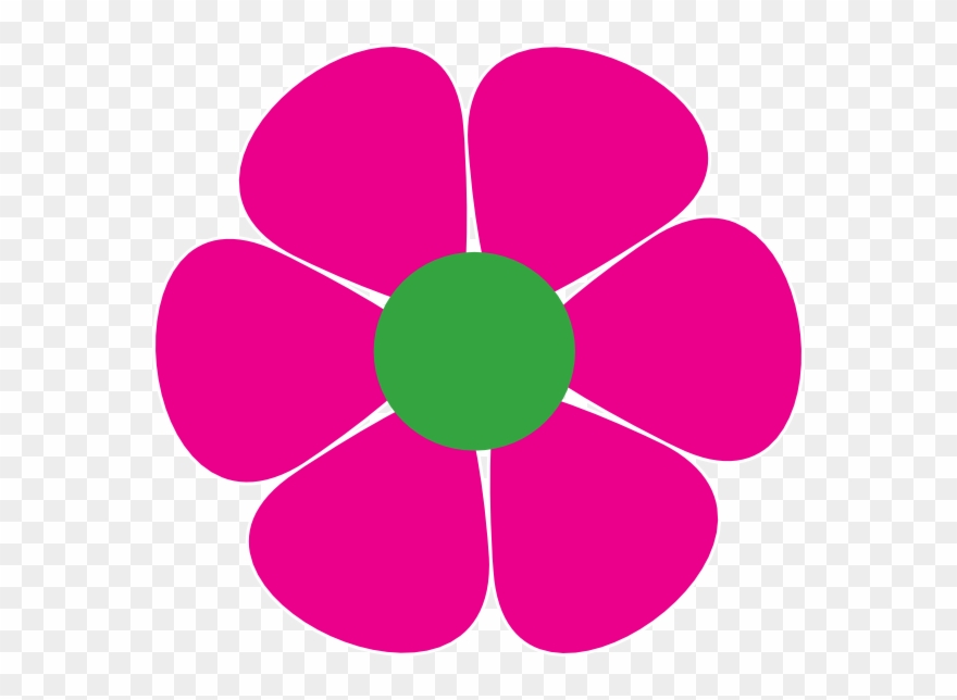 Hippie - Clipart - Red Flower Clipart Png Transparent Png