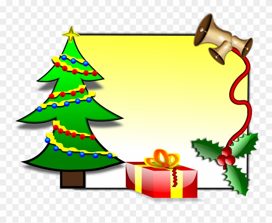 Christmas Card Clipart Templates - Png Download