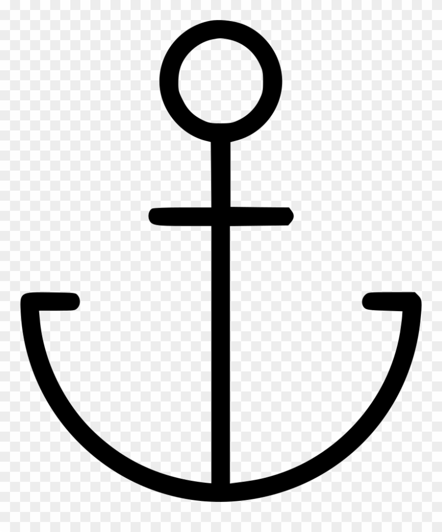 Anchor Comments - Icono Naval Clipart