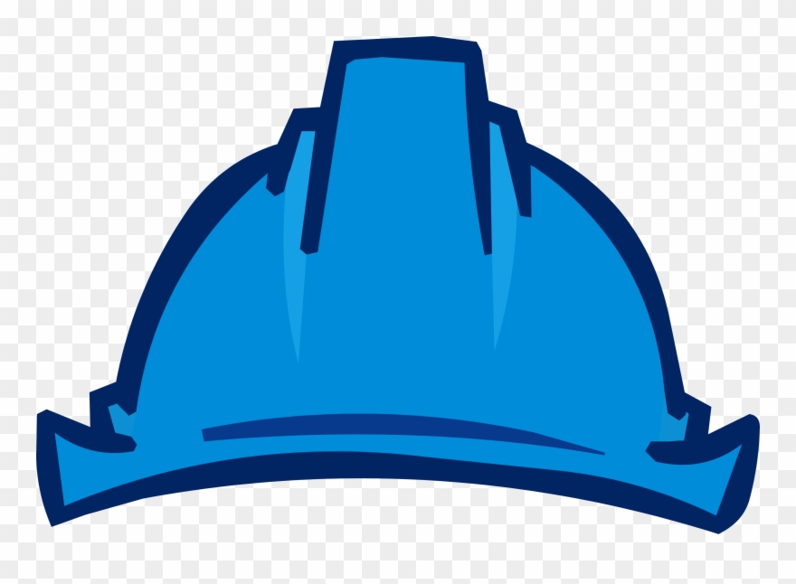 Iceberg Tipper Club Penguin - Black Hard Hat Clipart - Png Download