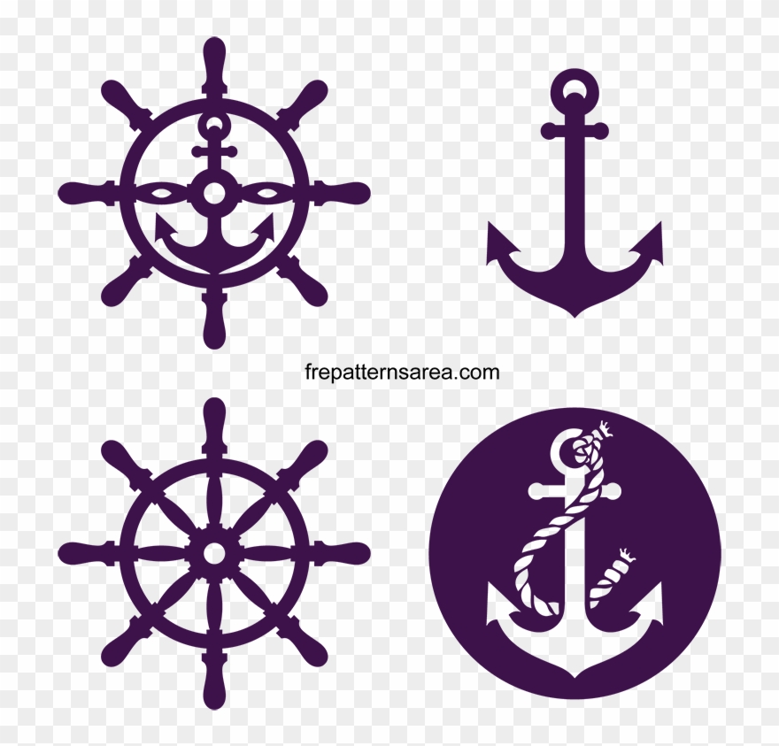 Meaning Of And Rudder Symbol Free Vector Clipart
