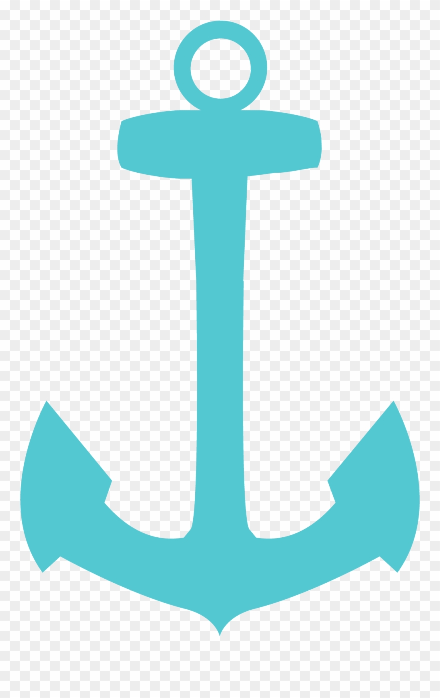 Clipart Black And White Library Anchor Clip Mint Green - Euclidean Vector - Png Download