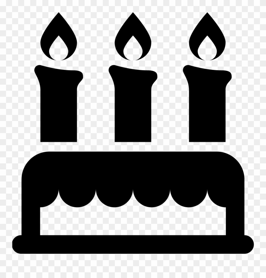 Graphic Library Download Birthday Svg Black Png Clipart