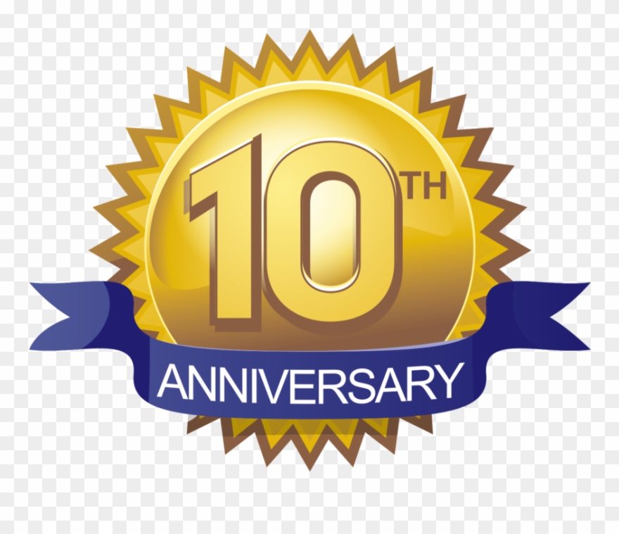 Clip Art 10th Anniversary Clip Art - 10 Aniversario Png Transparent Png