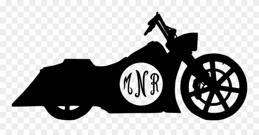 Motorcycle Clipart Bagger Clip Art Black And White Bagger Motorcycle Clipart Png Download 243637 Pinclipart