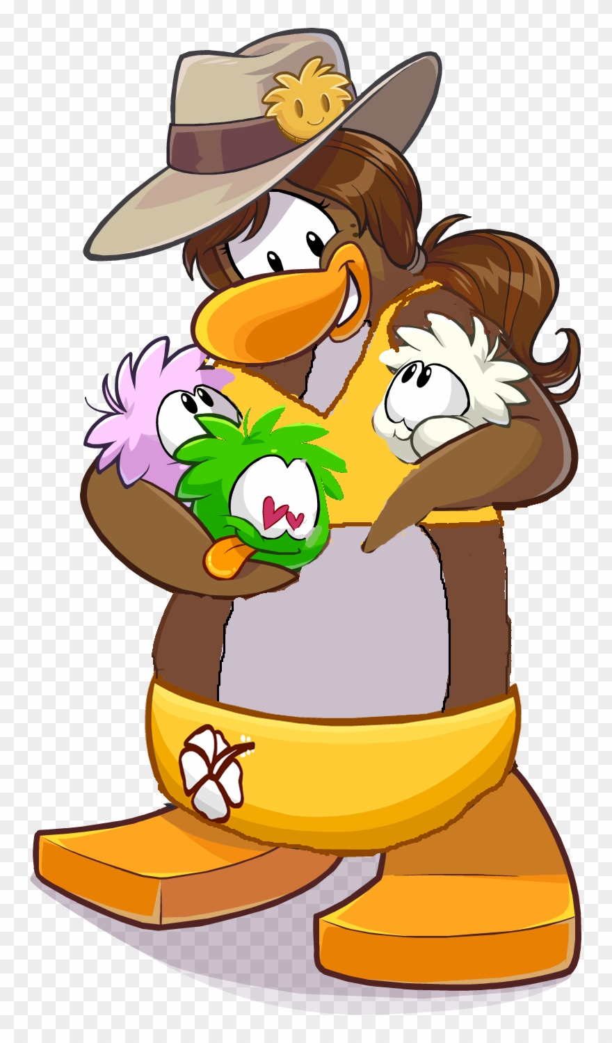 Iceberg Clipart Swimming - Club Penguin Ph - Png Download