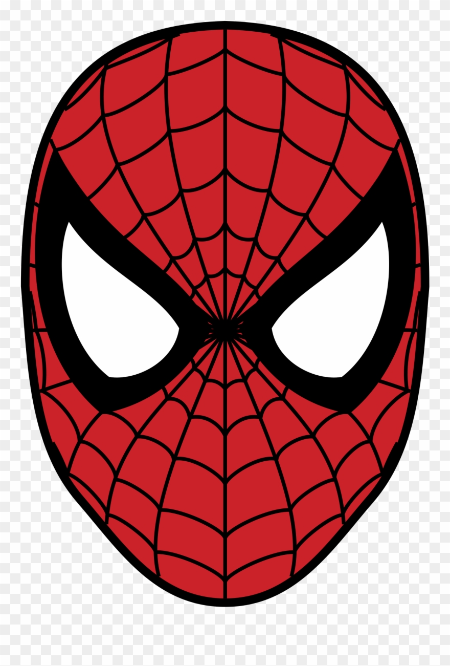 Picture Black And White Library Spider Man Logo Png Clipart