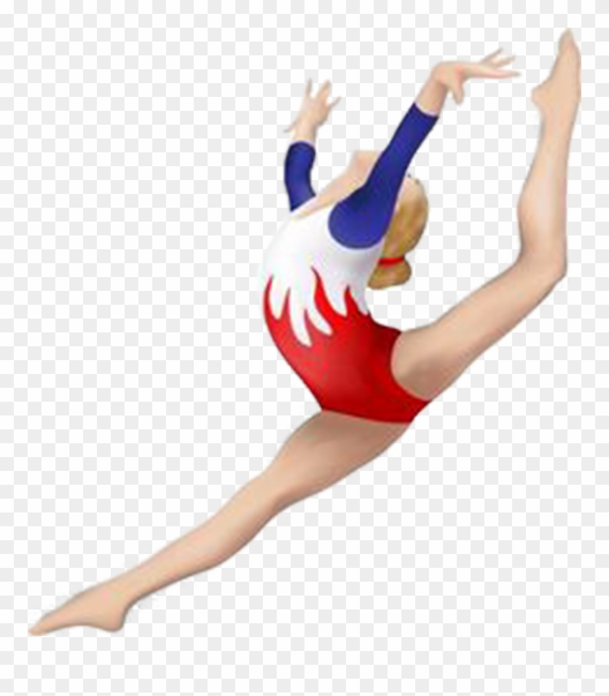 Artistic Tumbling Clip Art Aerobics - Gymnastics Iphone 5s Case By Nickyprints - Gymnast - Png Download