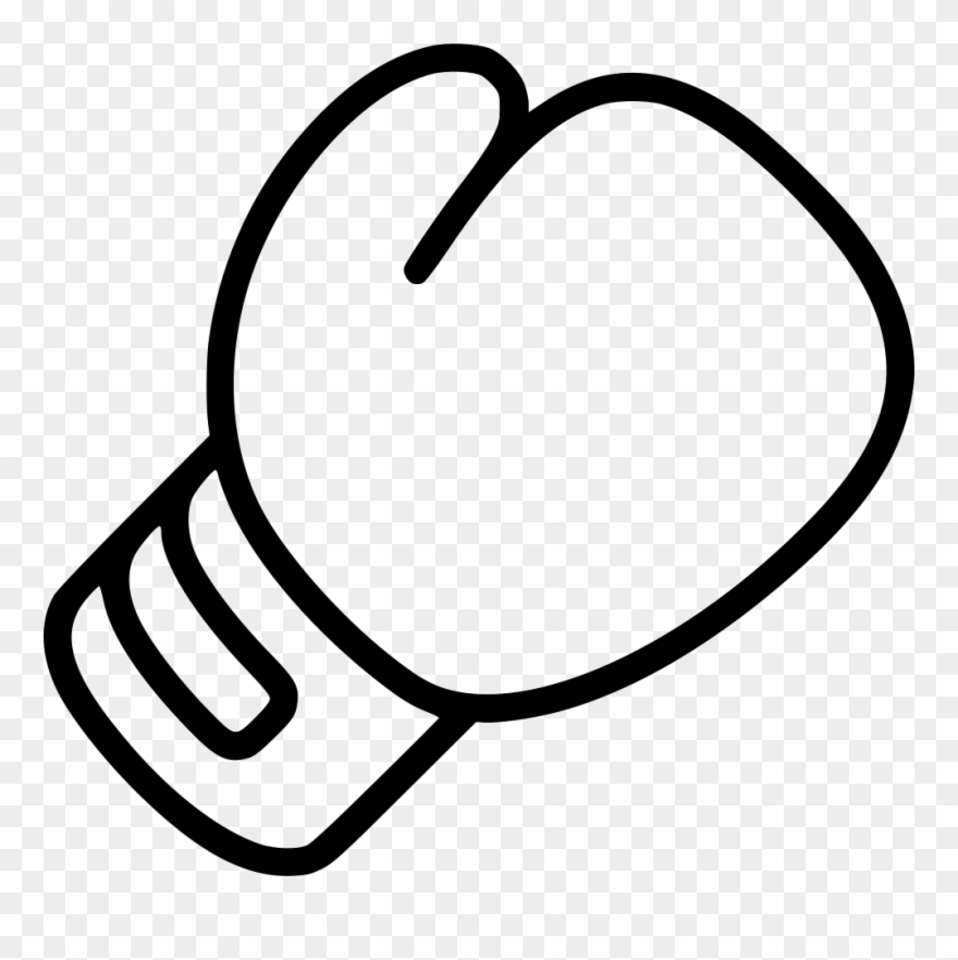 Jpg Stock Boxing Gloves Clipart Free - Boxing Glove Icon Png Transparent Png