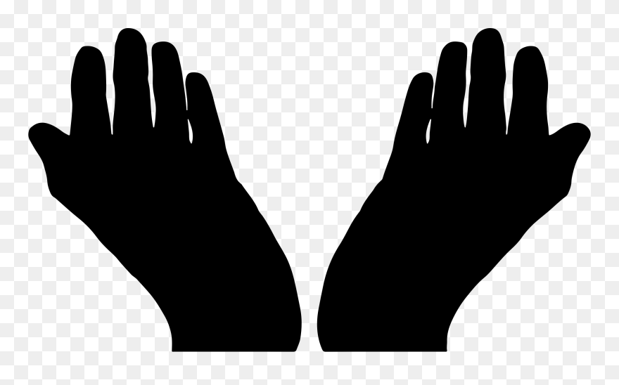 All Photo Png Clipart - Hands Of God Silhouette Transparent Png