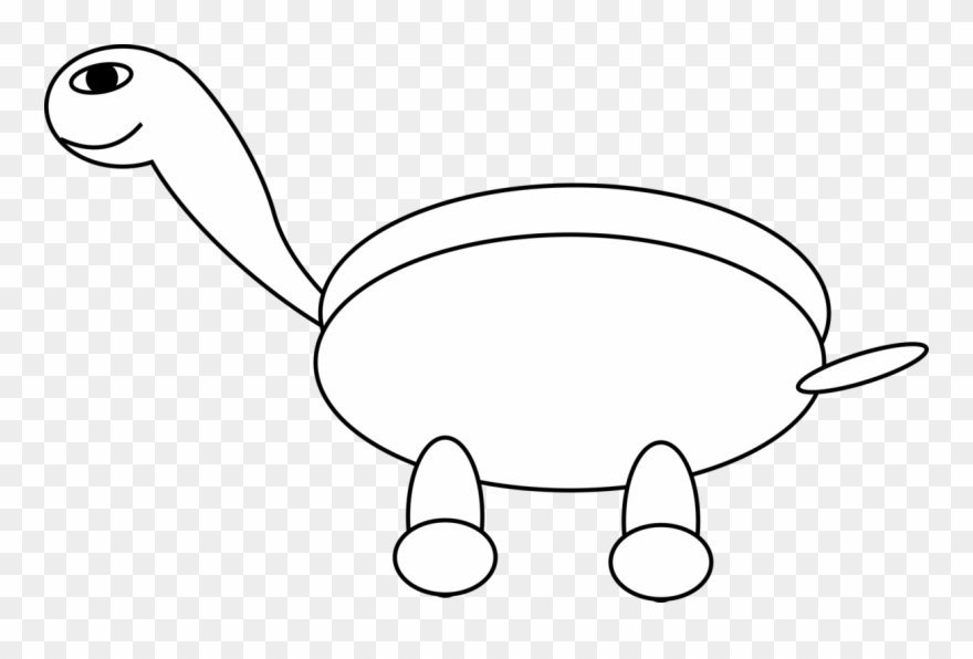 Green Sea Turtle Drawing Aquatic Animal - Turtle Outline Clipart