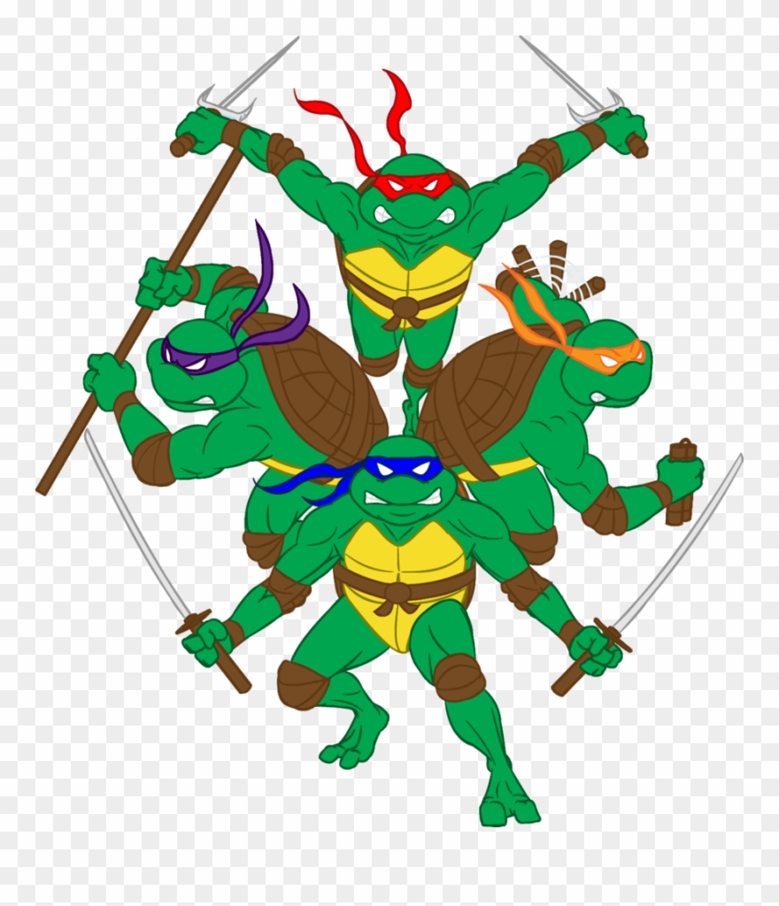Pretty Teenage Mutant Ninja Turtle Clip Art Medium - Teenage Mutant Ninja Turtles - Png Download