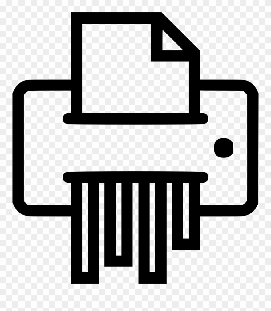 Paper Shredder Comments - Scanner Icon Clipart