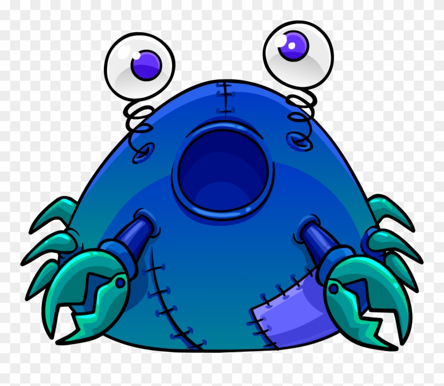 Blue Crab Costume - Costumen Club Penguin Id Clipart