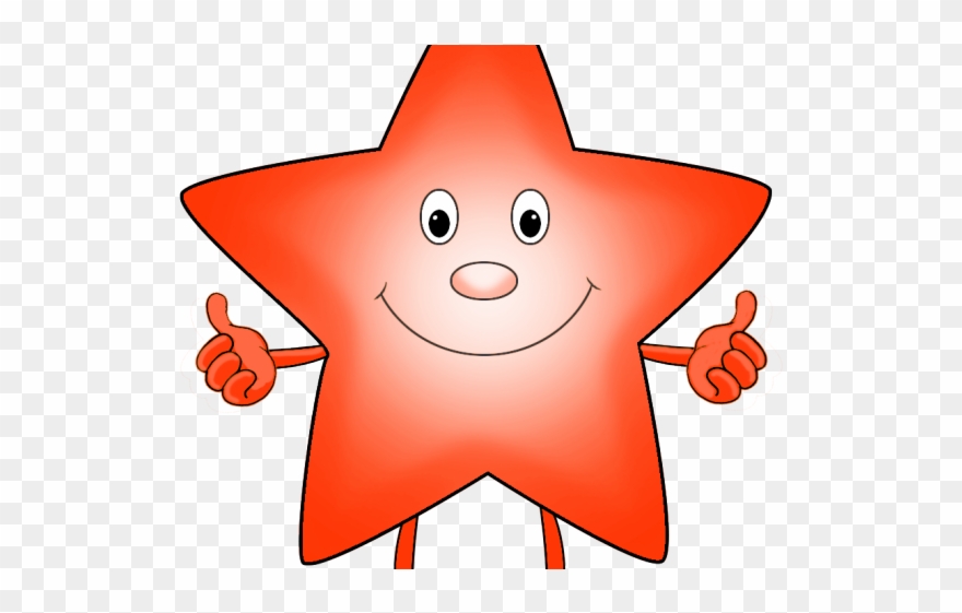 Cartoon Clipart Van - Cartoon Colorful Star Clipart - Png Download
