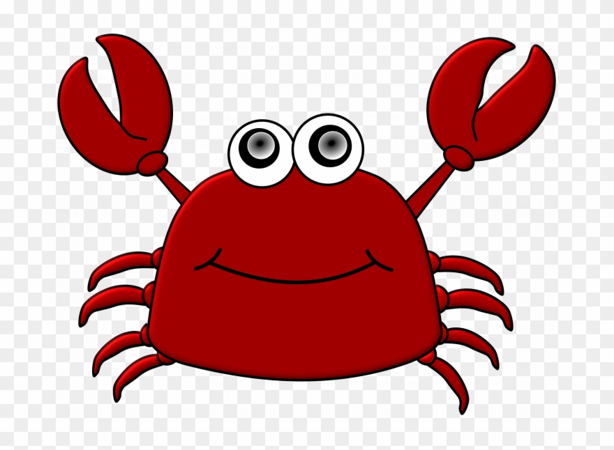 Crab Cartoon Clipart Crab Cartoon Clip Art - Clip Art Crab - Png Download