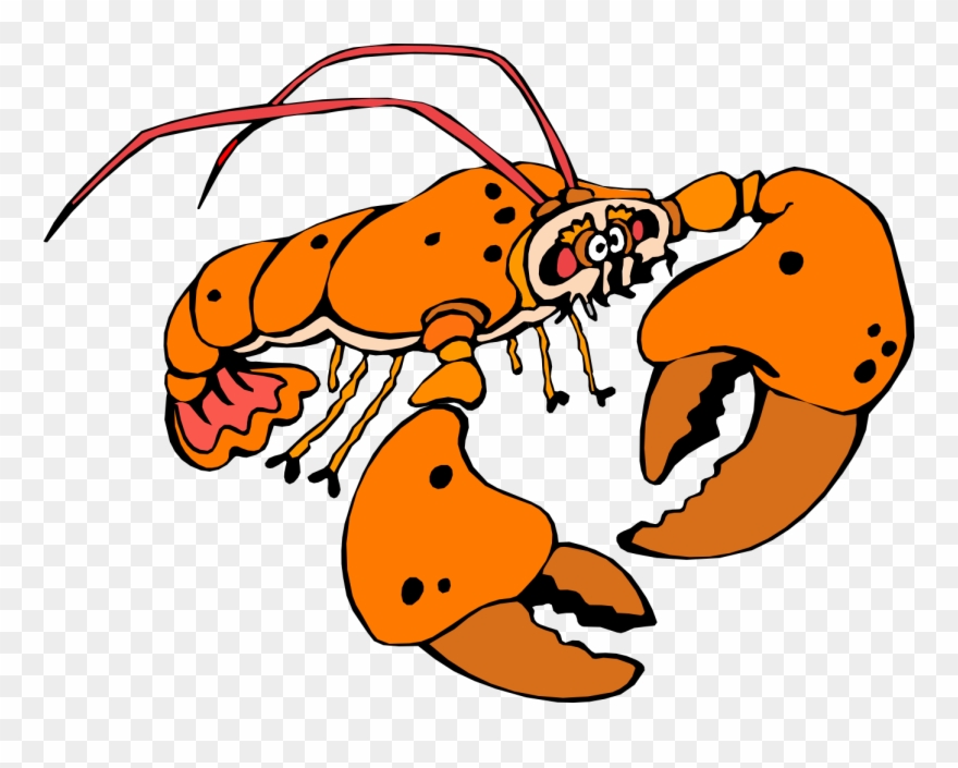 Lobster Clip Art Clipart Cliparts For You - Orange Lobster Clipart - Png Download