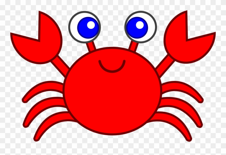 Picture Black And White Download Blue Crab Clipart - Crab Cartoon - Png Download
