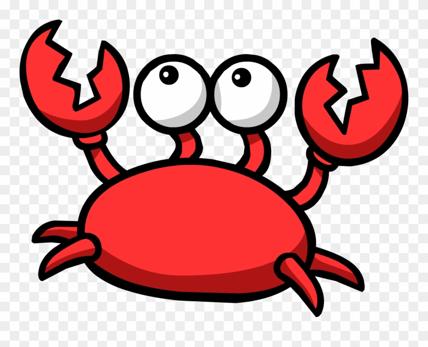 Clipart Walking Crab - Klutzy Club Penguin - Png Download