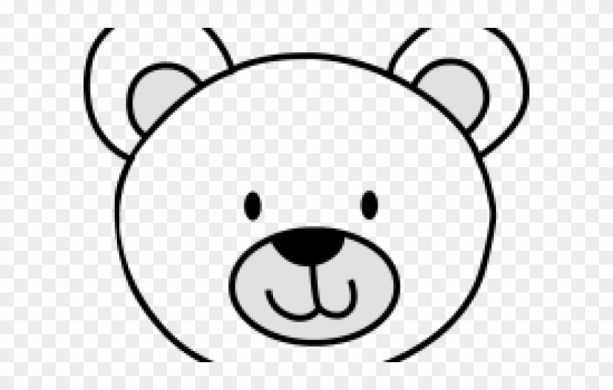 Polar Bear Clipart Head - Png Download