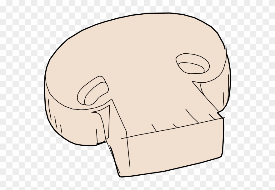 Totetude Mushroom Pizza Topping Clip Art At Clker - Png Download