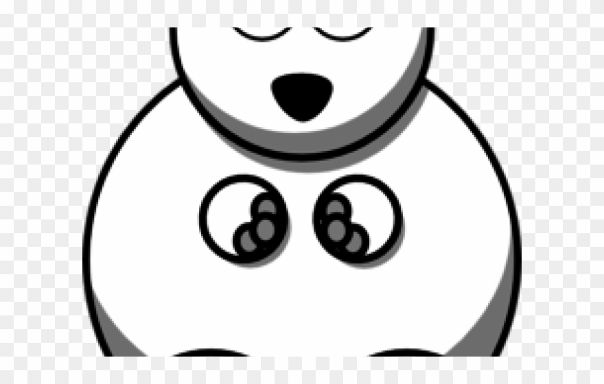 Polar Bear Clipart Vector - Bear - Png Download