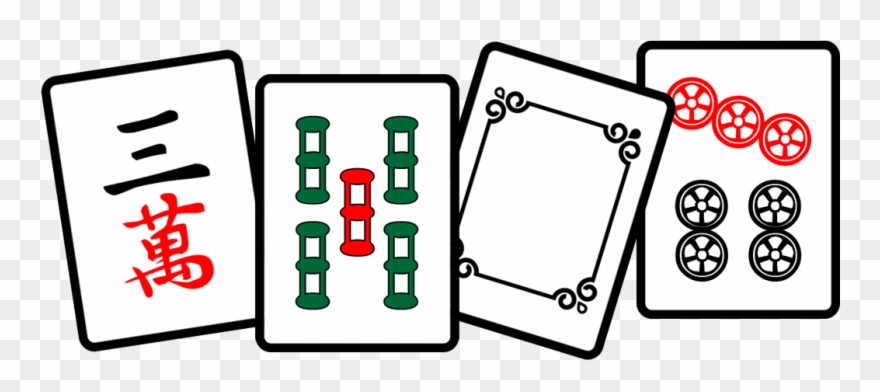 Mah Jongg Tiles - Traditional Tiles Clipart