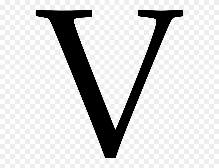 Cyrillic Letter V Png Images Clipart