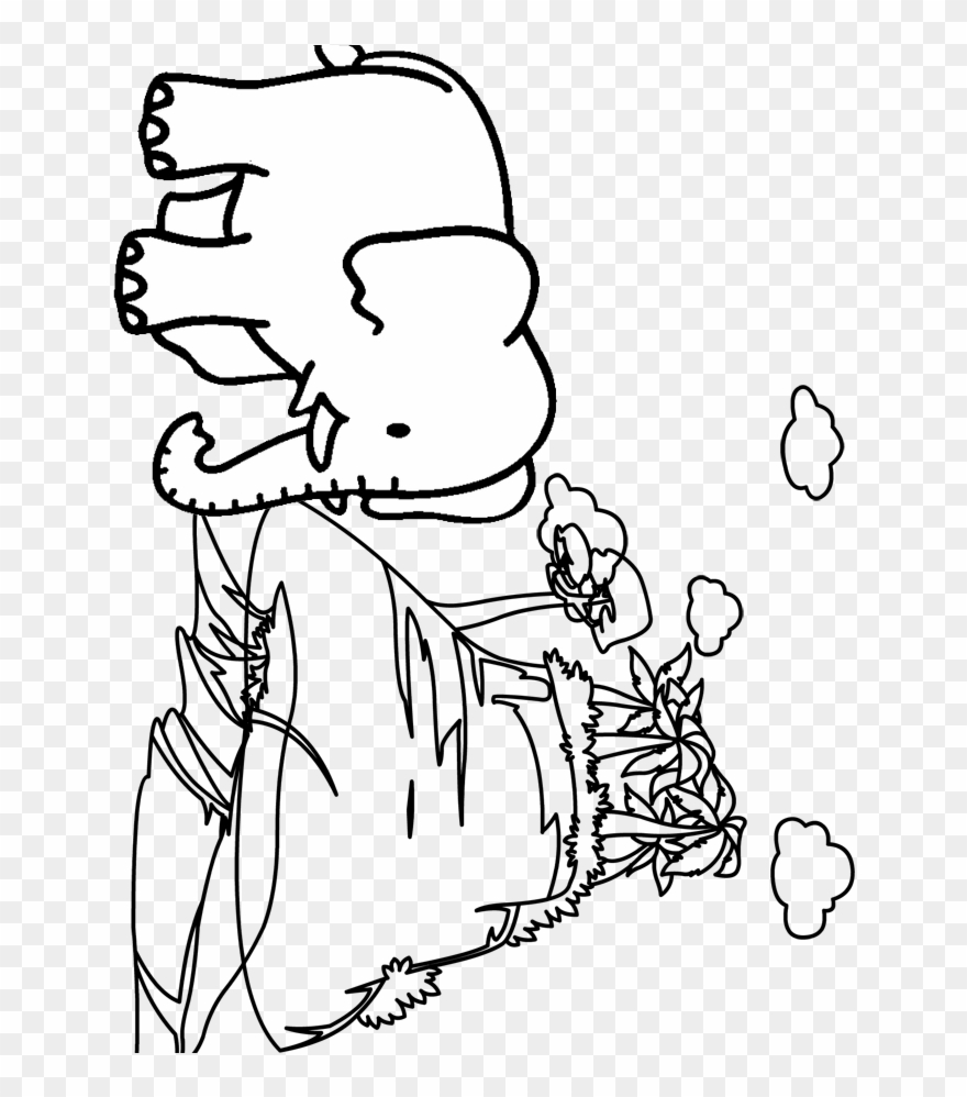 Elephant Coloring Pages For Kids - Child Clipart