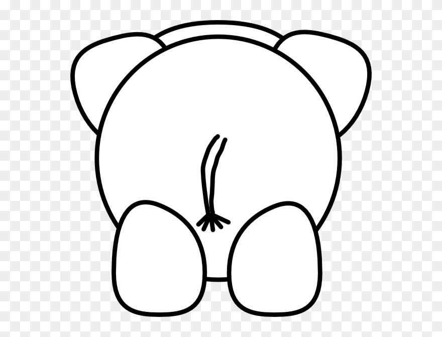 Clipart Elephant Front - Png Download