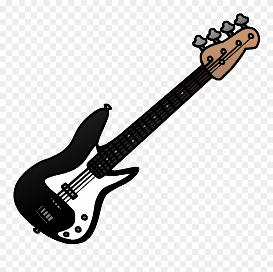 Jumping Bass Clip Art - Bass Guitar Clip Art - Png Download