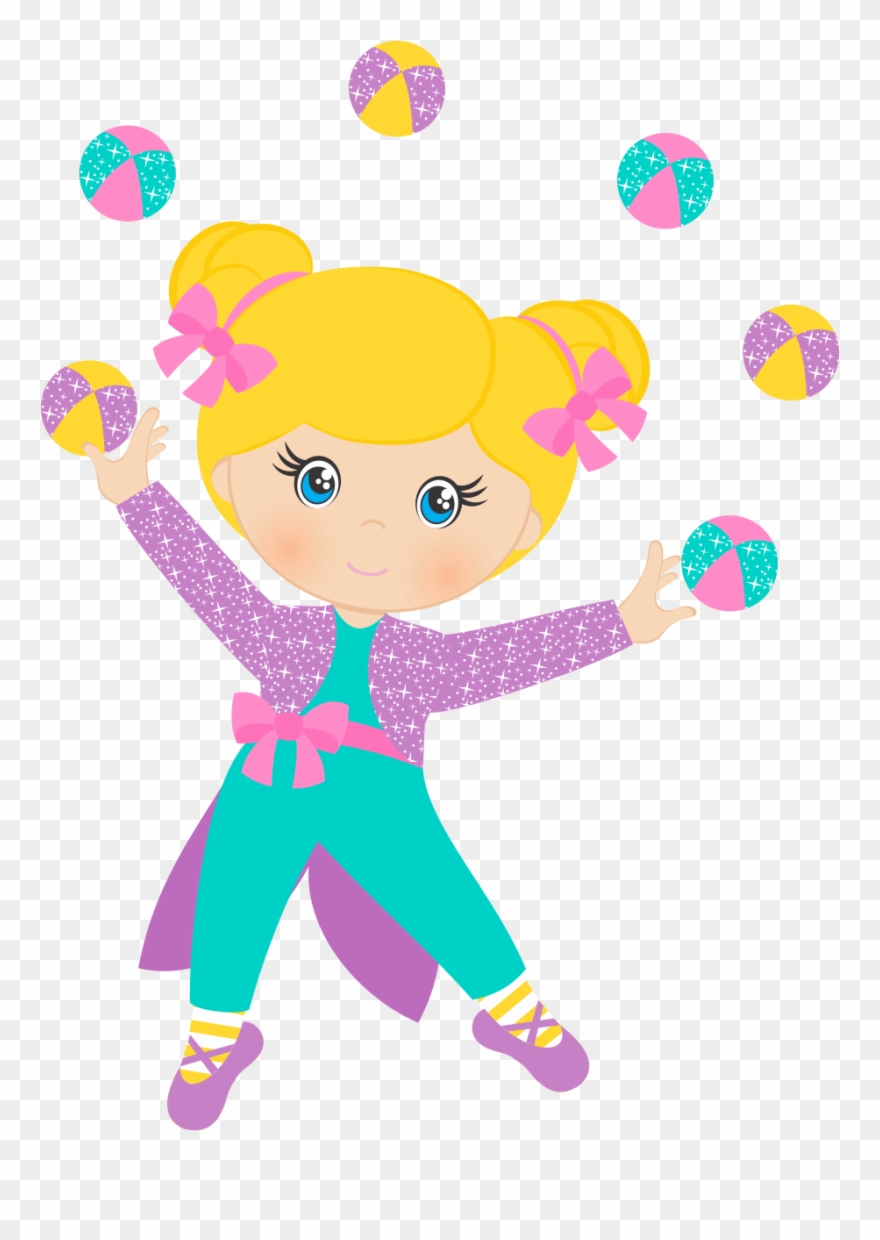 Clown Party, Circus Party, Circus Clown, Circus Theme, - Malabarista De Circo Animado Clipart